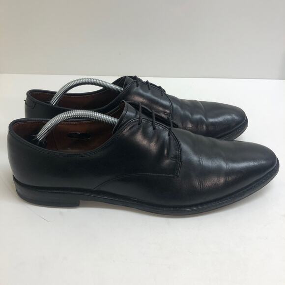 VERY GOOD Allen Edmonds Kenilworth Black Calfskin Bluchers Men's Size 12 B - Picture 3 of 16